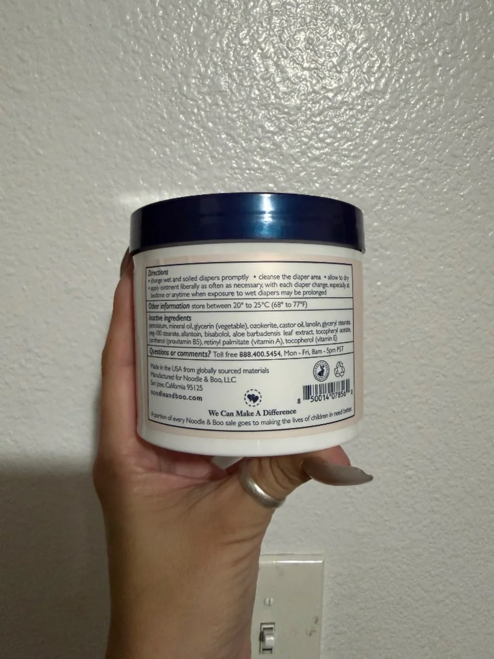 Noodle & Boo The Best Diaper Rash Ointment 10oz New